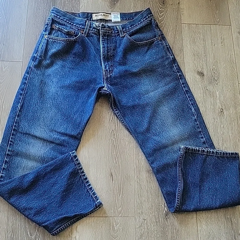 Vintage Levi's 505 Regular Fit Zip Fly Blue Straight Jeans W33 x L30 (W30 x L27)